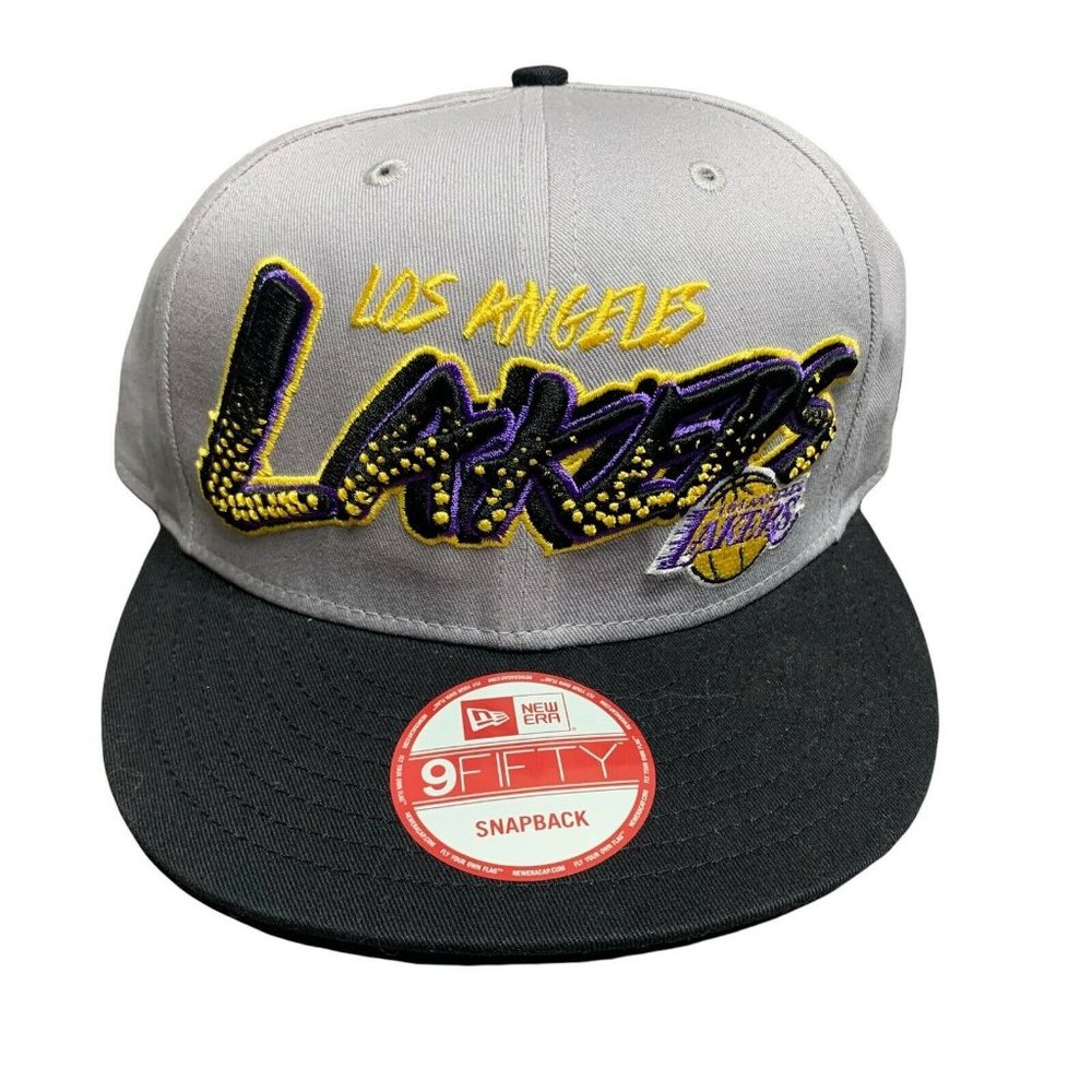 Los Angeles Lakers New Era 9Fifty Court Madness Snapback NBA Basketball Cap Hat